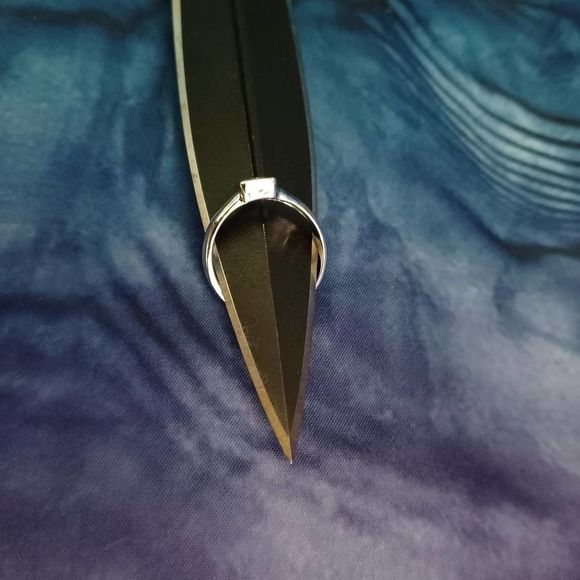 Swarovski Elements - Size 7.75 - Silver tone ring as pictured - Picture 3 of 8